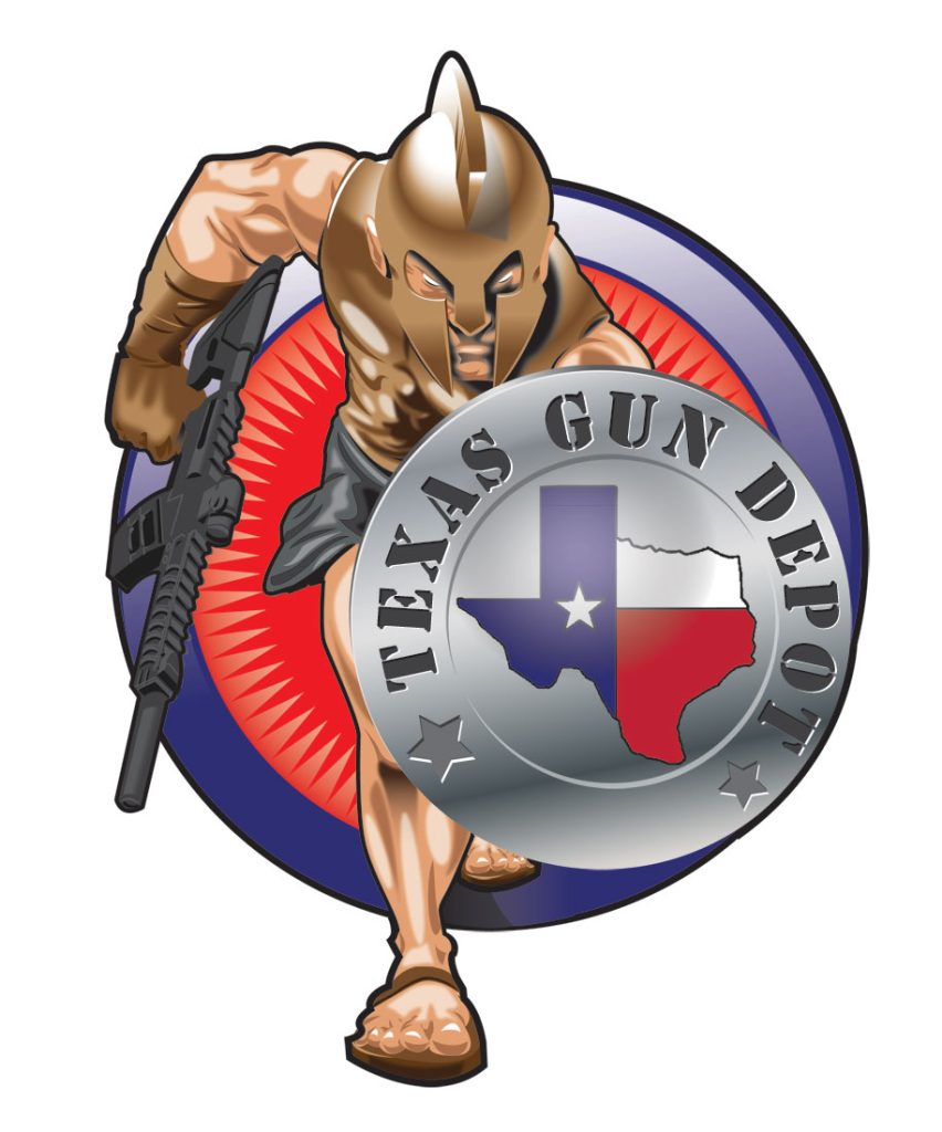 Texas Gun Depot Illustrated Vector Logo